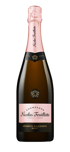 Champagne Nicolas Feuillatte Réserve Exclusive Rosé Brut Champagner Svinando DE