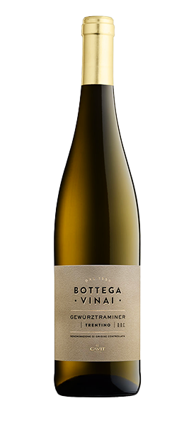 Bottega Vinai Gewürztraminer Trentino DOC 2021 Weißwein Svinando DE