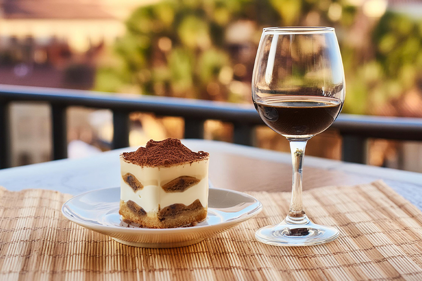 Passito und Tiramisu: Das perfekte italienische Dessert-Paar