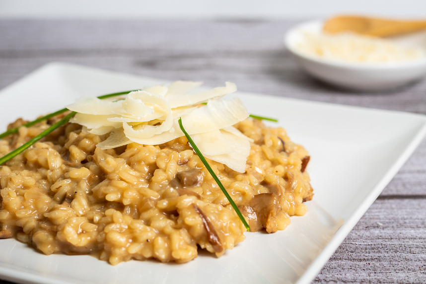 risotto con i funghi